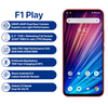 UMIDIGI F1 Spielen Android 9.0 48MP + 8MP + 16MP Kameras 5150mAh 6GB RAM 64GB ROM 6,3" FHD + Helio P60 Globale Version Smartphone Dual 4G