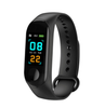 XANES MI3 0.96'' TFT IP68 Waterproof Smart Bracelet Remote Camera Sleep Blood Oxygen Monitor Smart Watch - Black