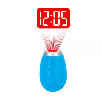 VST CL-001 Electronique Mini Portable Numérique LED Horloge de Projection avec Porte-clés Cadeaux d'Anniversaire des Enfants Portable - Noir