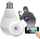 E27 360 ° Caméra panoramique 1080P IR Ampoule Wifi Fisheye CCTV caméra de sécurité