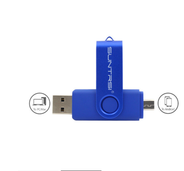 Suntrsi Smart Phone USB Flash Drive Métal Pen Drive 64 gb pendrive 8 gb OTG stockage externe micro usb memory stick lecteur Flash