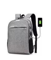 18L hommes sac à dos anti-vol usb sac à bandoulière pour ordinateur portable 16