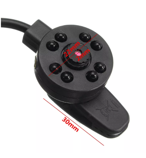 Caméra Bricolage Mini Vision Nocturne Infrarouge SPY Caméra Cachée Filaire IR