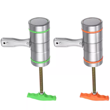 9 Mode Card Stainless Steel Manual Noodle And Pasta Maker Press Spaghetti Kitchen - Orange