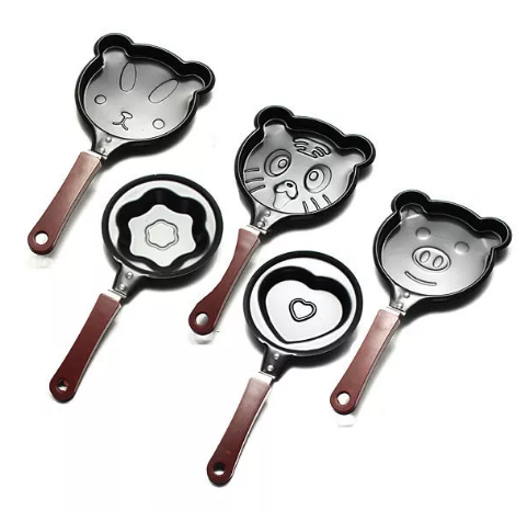 Mini Non Stick Cartoon Omelette Fry Pan Egg Frying Pan - Pig