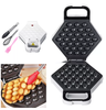 AU 220V 640W Electric Non stick QQ Egg Maker Oven Baker Waffle Eggettes Tool