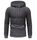 Mens Pullover Stitching Color Sport Drawstring Hoodies Sweatshirts - Dark Gray S