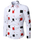 Mens Fashion White Casual Stylish Printing Designer Shirt Long Sleeve - White M