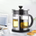 Pot de thé d'acier inoxydable de verre de plongeur de fabricant français de café de presse 600ml / 1000ml - 1000ML