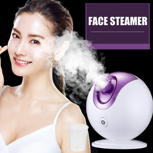 Facial Face Steamer Pores Pulvérisateur à vapeur Brouillard pour la peau Nettoyant Traitement à la vapeur SPA Accueil - Prise américaine