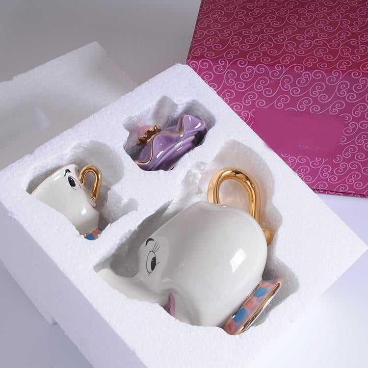 Chip Tea Pot Cup One Set Lovely Christmas Gift Fast Post